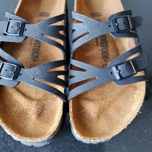 Black Birkenstocks size 7